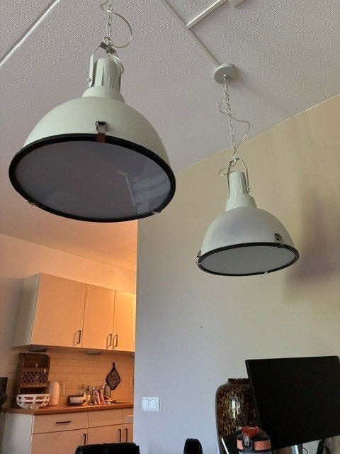 Hanglampen industrieel., Ophalen, Gebruikt, Overige fittingen, Glas
