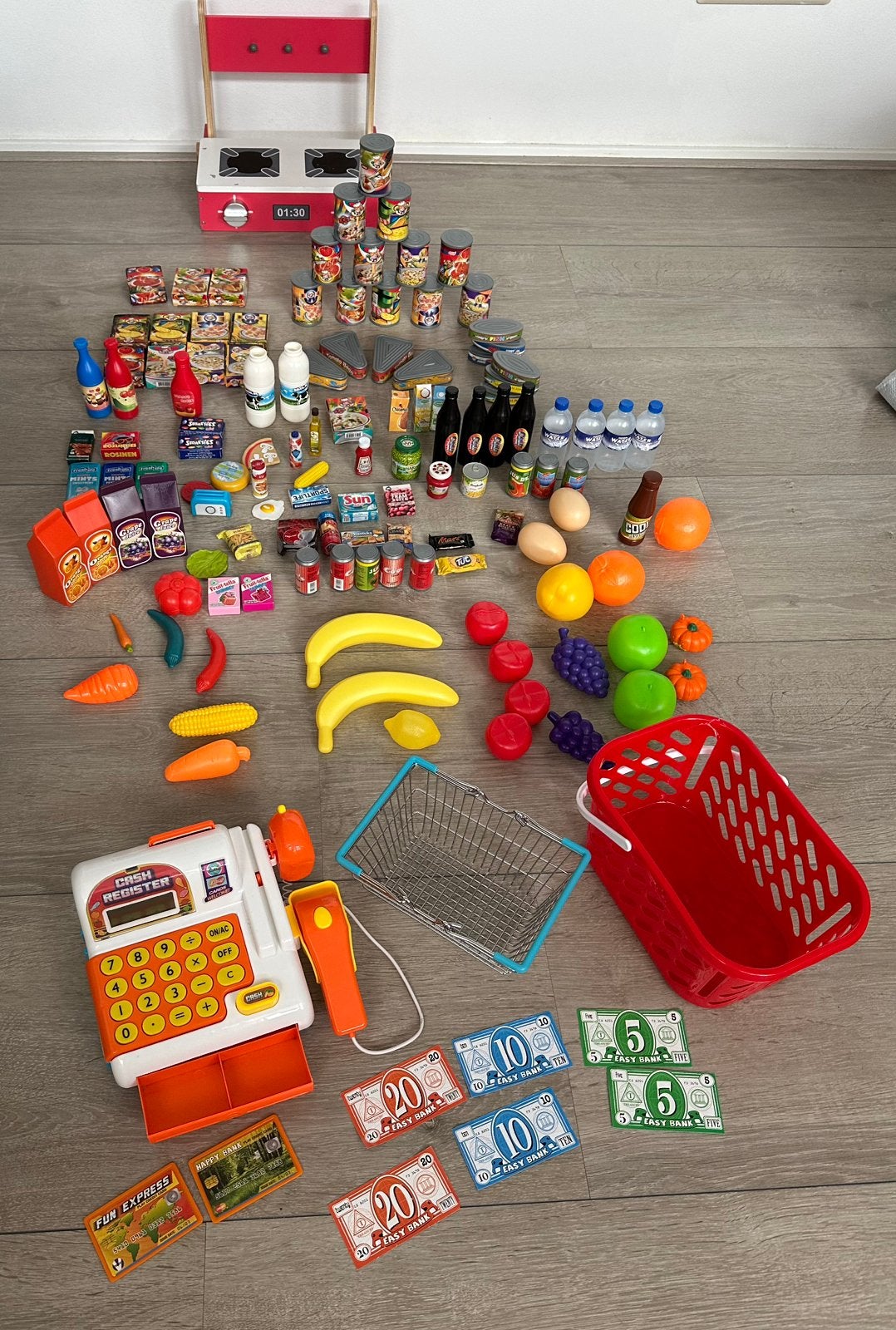 Speelgoed keuken en winkeltje met veel assortiment., Ophalen of Verzenden, Zo goed als nieuw, Ontdekken, Met geluid