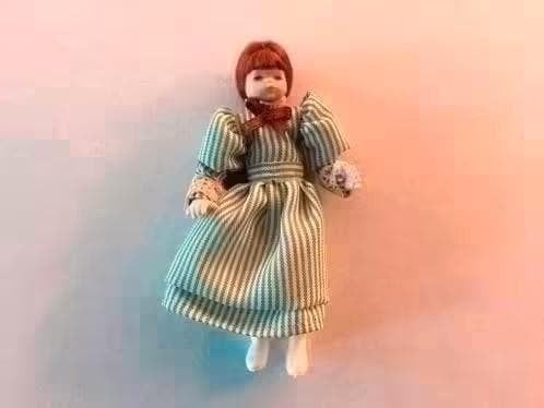 Caco Popje Meisje - Poppenhuis Miniatuur, Ophalen of Verzenden, Nieuw, Pop