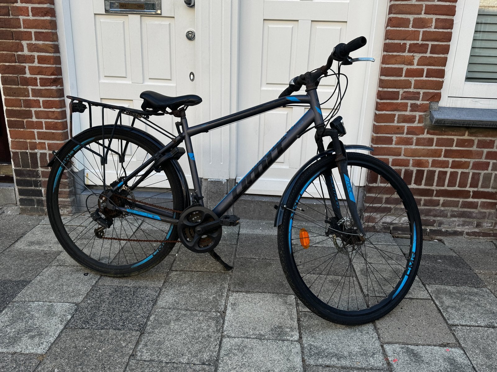 Gebruikte Montana fiets met versnellingen - Frame 52, Fietsen en Brommers, Ophalen, Gebruikt, Schijfrem, 20 inch of meer
