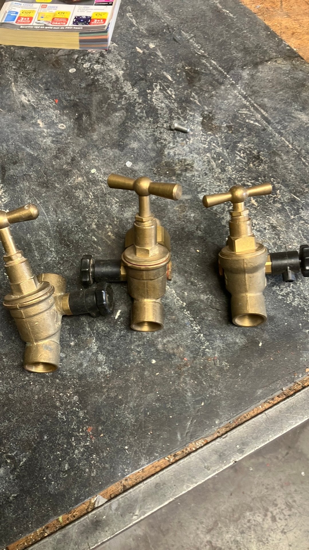 Stopkranen 22 mm, Doe-het-zelf en Verbouw, Sanitair, Ophalen of Verzenden, Zo goed als nieuw, Douche