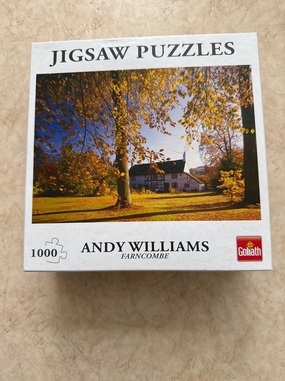 Jigsaw Puzzel Andy Williams Farncombe 1000 stukjes, Ophalen of Verzenden, 500 t/m 1500 stukjes, Gebruikt, Legpuzzel