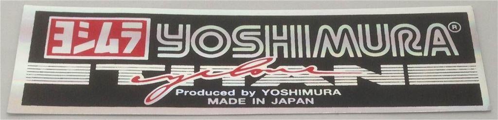 Yoshimura Titan Cyclone metallic sticker, Motoren, Accessoires | Stickers, Ophalen of Verzenden