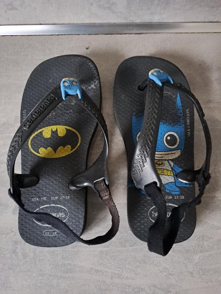 Batman havaianas maat 25 / 26, Ophalen of Verzenden, Gebruikt, Jongen, Overige typen