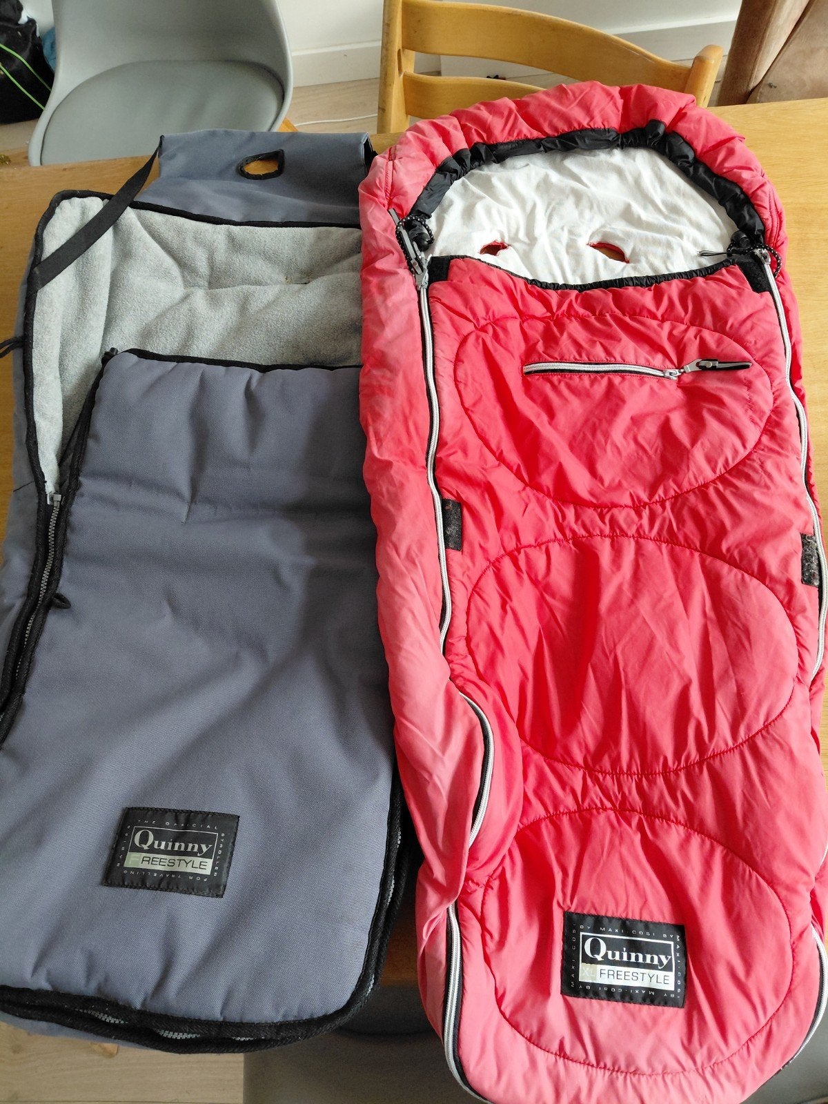 Quinny Freestyle Voetenzakken (2 stuks), Kinderen en Baby's, Ophalen, Gebruikt, Kinderwagen, Quinny