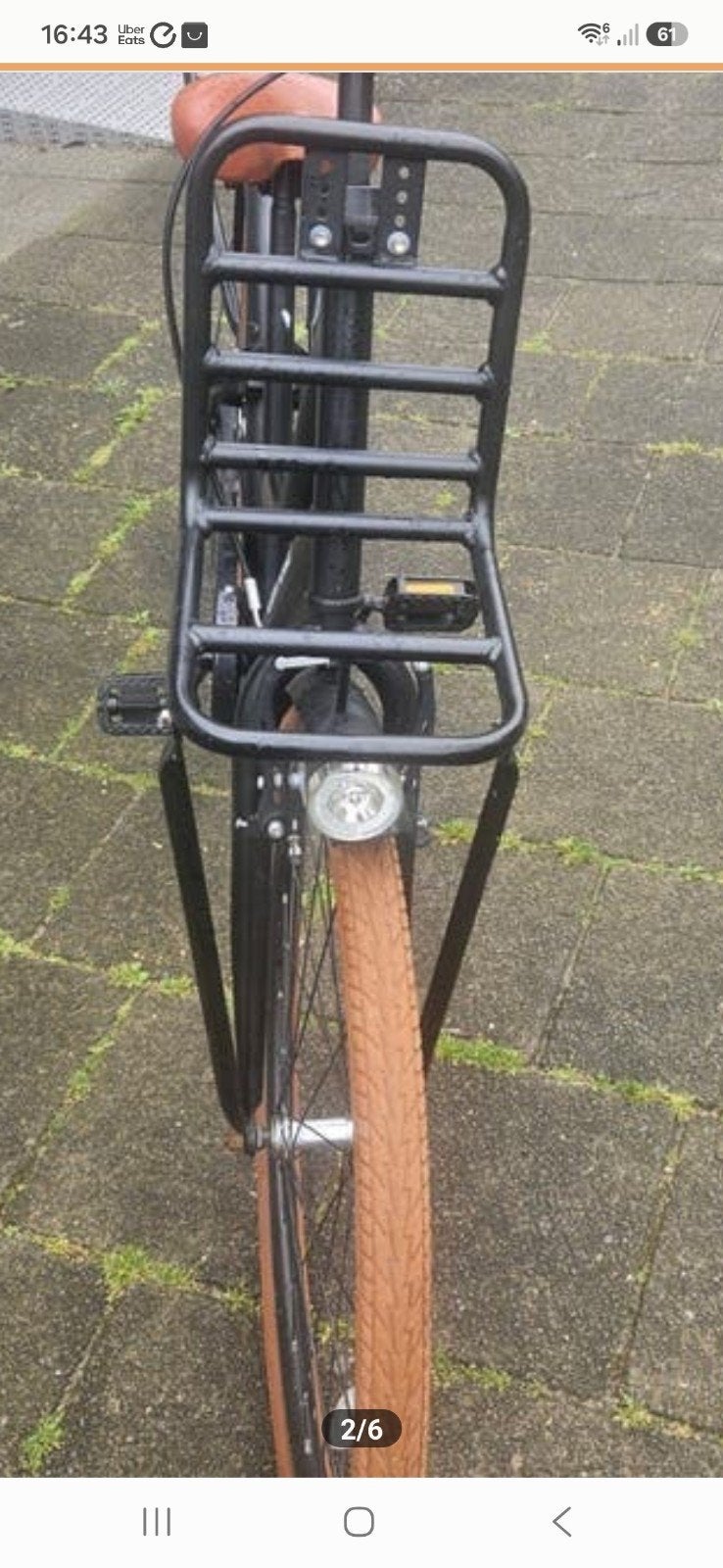 Heel mooie fiets 26 inch 3 manden oud,, Ophalen of Verzenden, Zo goed als nieuw, 26 inch of meer