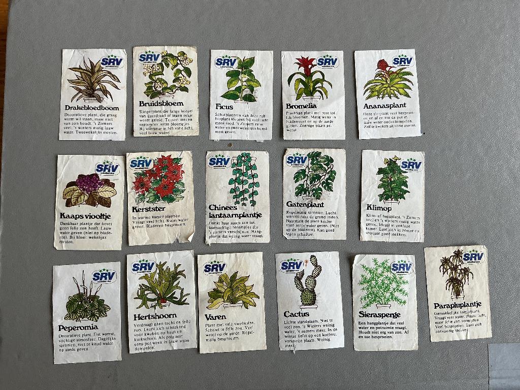SRV bloemen serie, Verzenden, Gebruikt