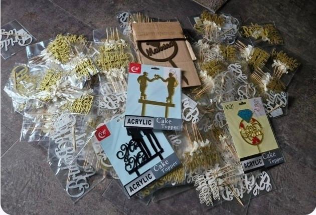 Taarttopper Bride to Be - Bruiloos voor vrijgezellenfeest, Ophalen of Verzenden, Nieuw, Versiering, Geboorte of Huwelijk