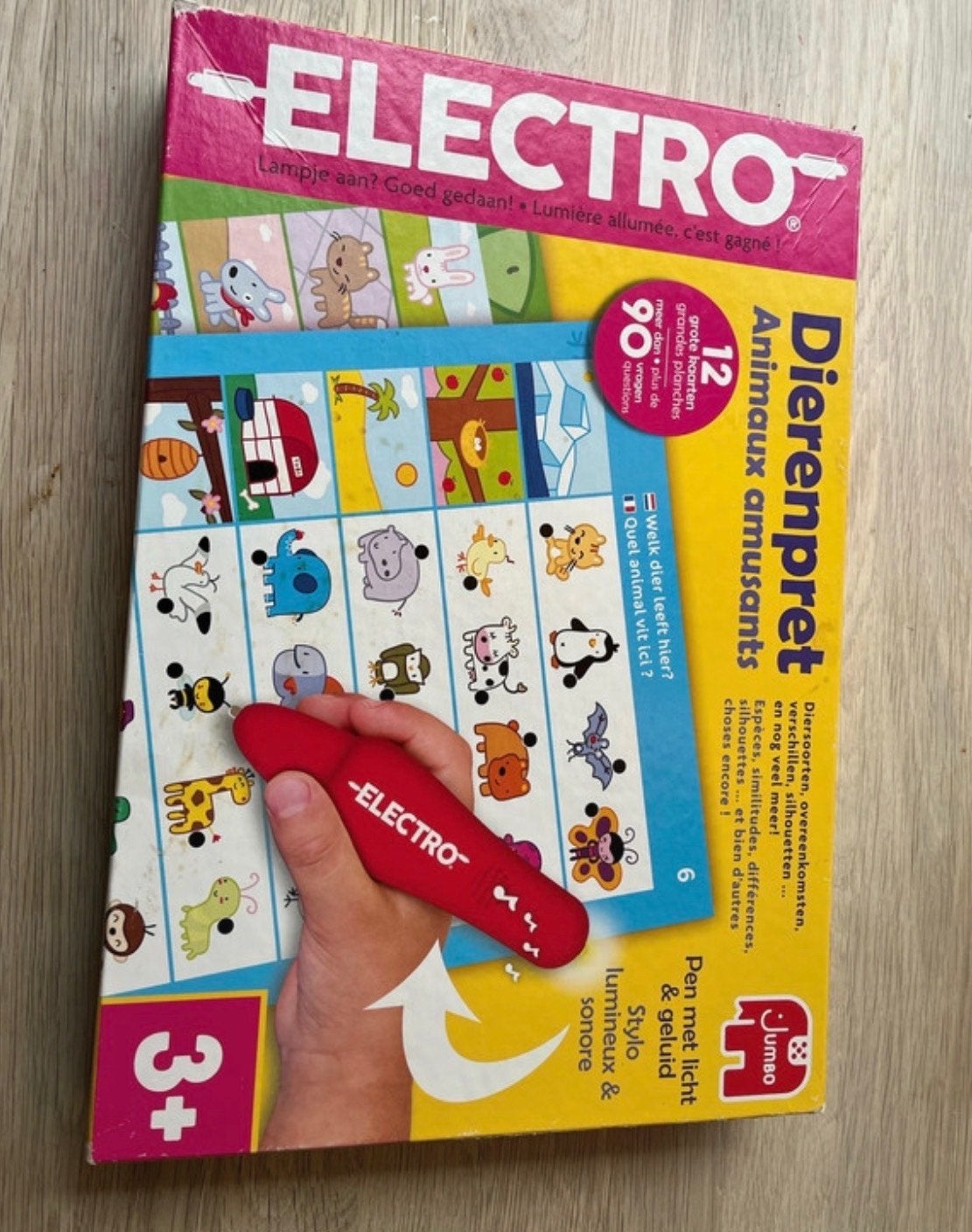 Jumbo Electro Dierenpret Educatief Spel met Licht en Geluid, Ophalen of Verzenden, Gebruikt, Ontdekken, Met licht