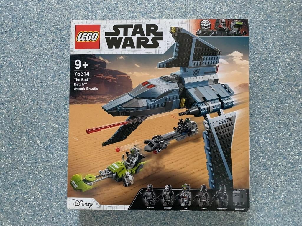 Lego Star Wars The Bad Batch Attach Shuttle 75314, Star Wars, Lego, Nieuw, Ophalen of Verzenden