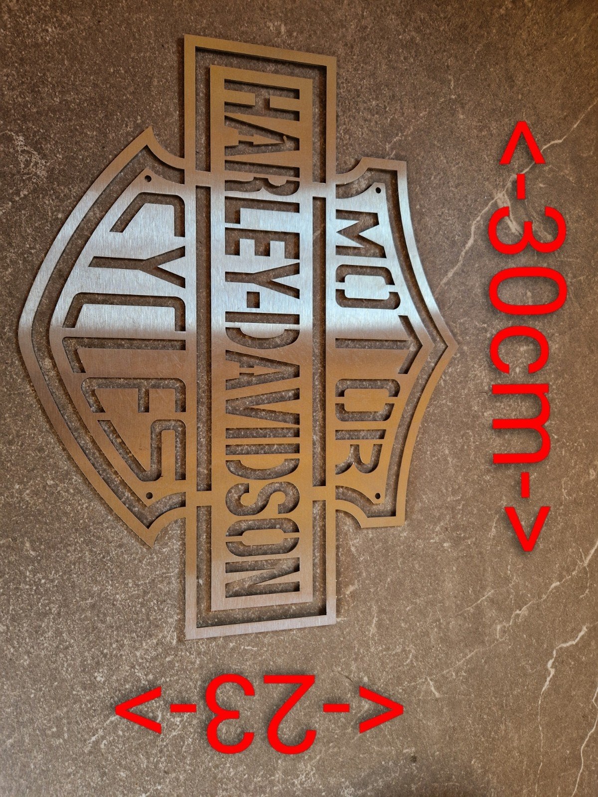 Harley-Davidson rvs Embleem -, Verzenden, Nieuw, Motoren