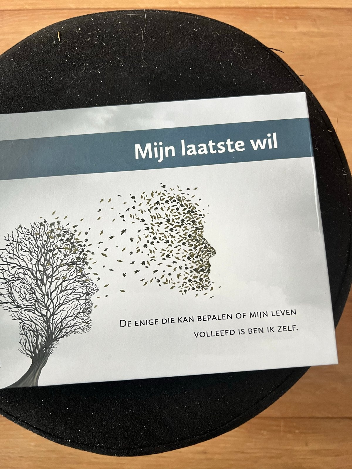 Mijn laatste wil - Boek over autonomie en levenseinde, Ophalen of Verzenden, Zo goed als nieuw