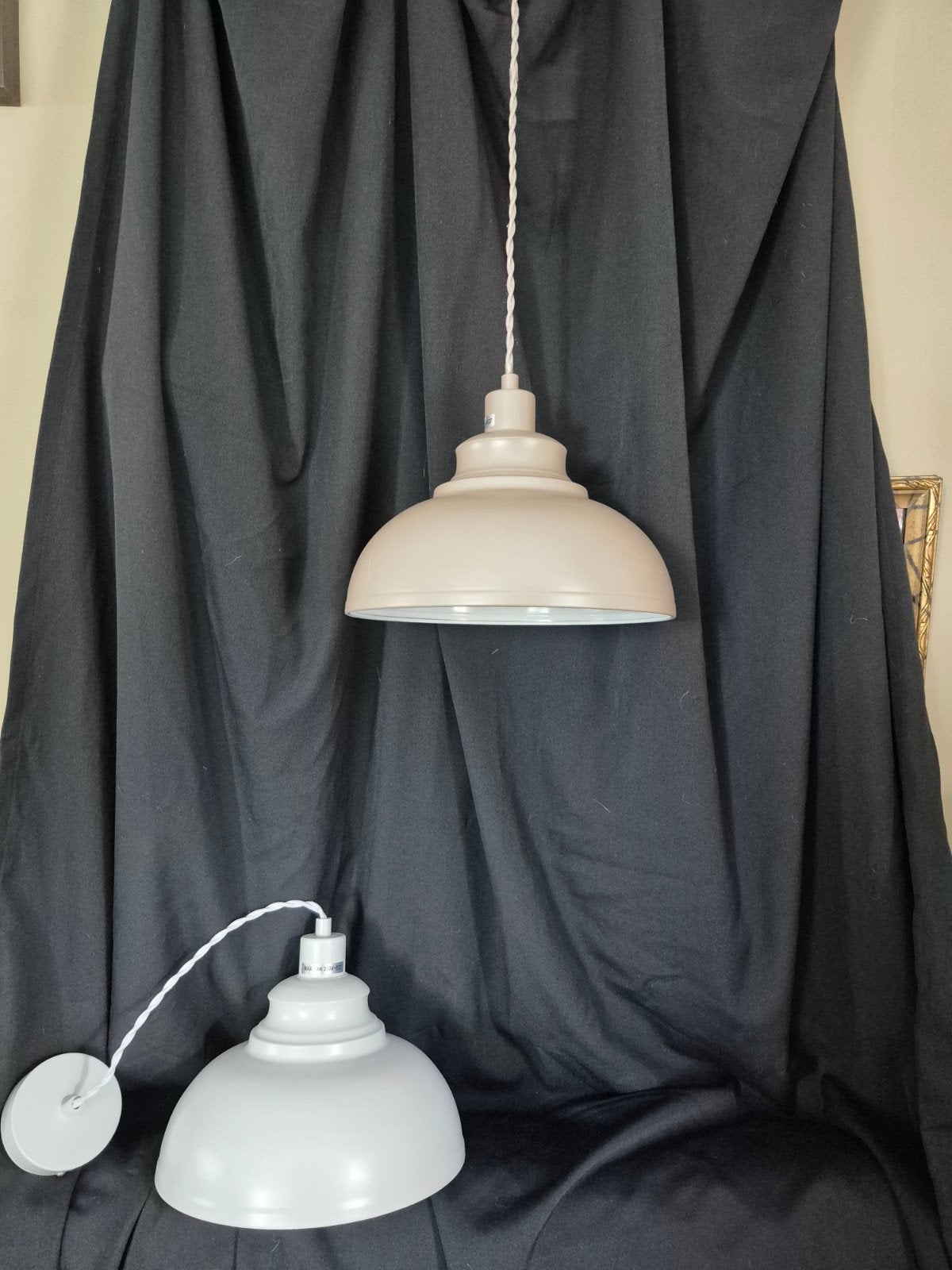 5x hanglamp takis beige taupe (ook 8x in grijswit), Ophalen of Verzenden, Zo goed als nieuw, Metaal