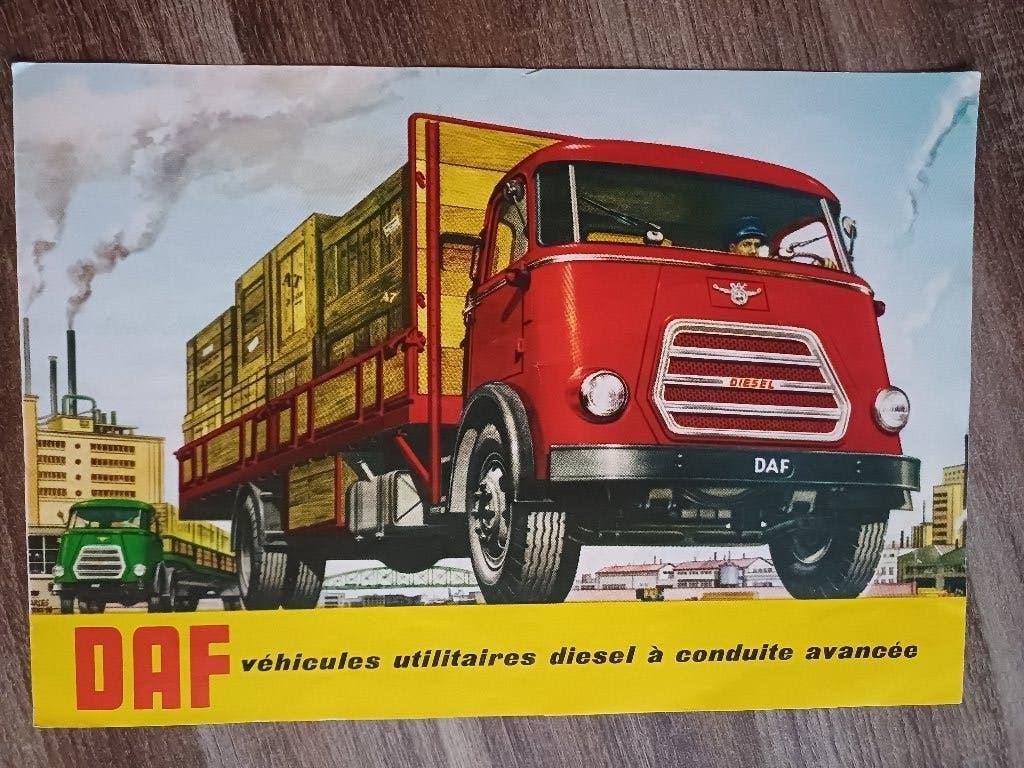 Daf vrachtwagen brochure, Ophalen of Verzenden, Gelezen, Overige merken