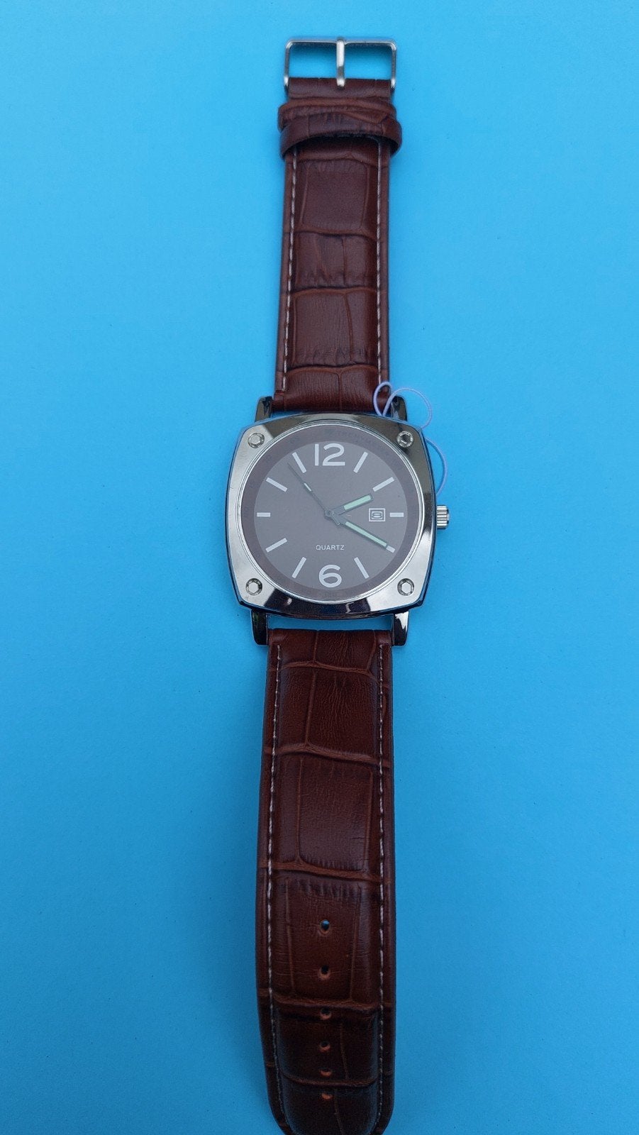 Cushion horloge., Verzenden, Nieuw, Leer, Overige merken