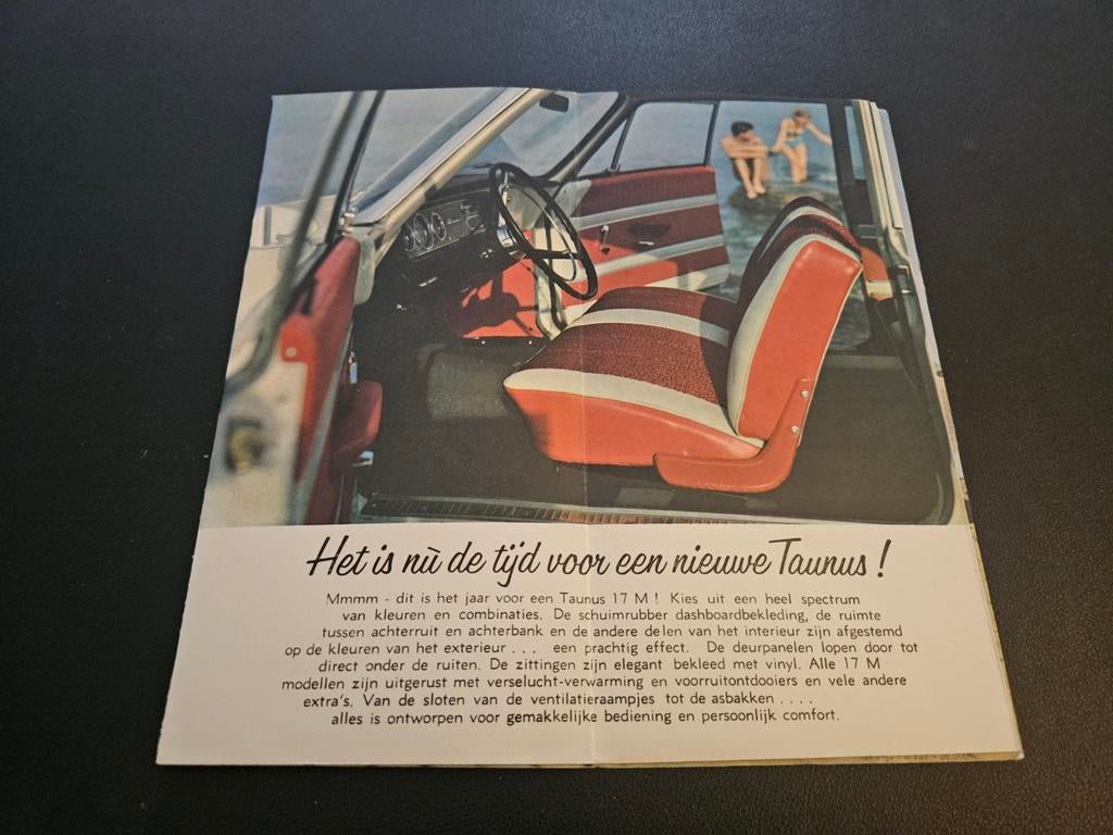 Brochure Ford Taunus 17M, Ophalen of Verzenden, Zo goed als nieuw, Ford