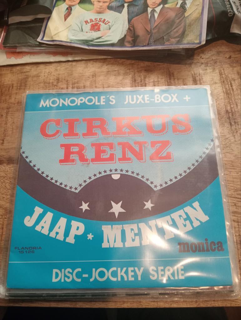 Jaap menten - cirkus renz, Ophalen of Verzenden, Zo goed als nieuw, Overige formaten, Levenslied of Smartlap