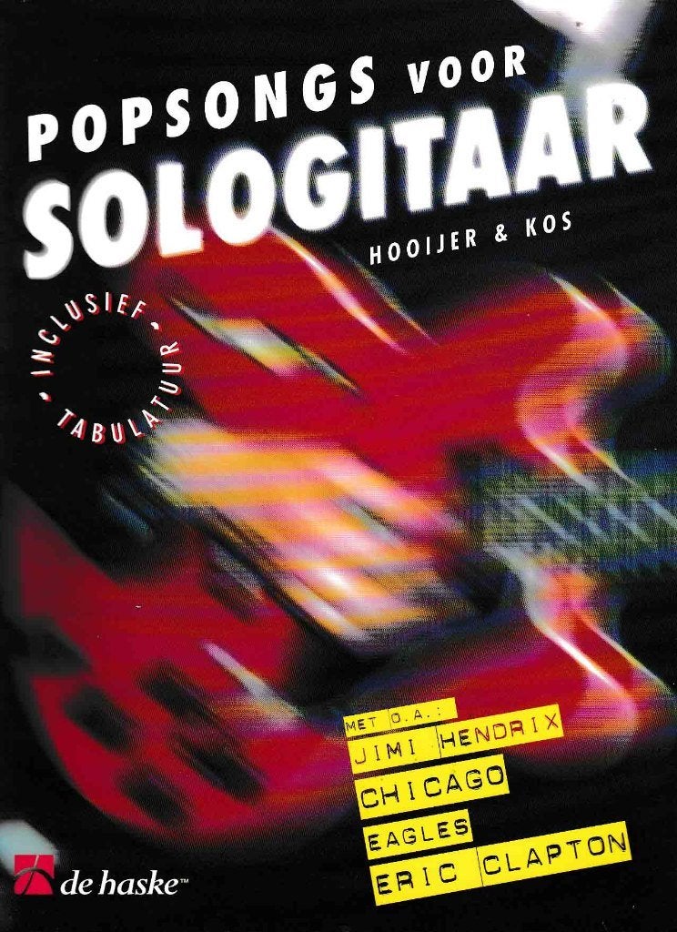 Popsongs voor Sologitaar nieuwstaat ( 1008 ), Gitaar, Ophalen of Verzenden, Zo goed als nieuw, Artiest of Componist