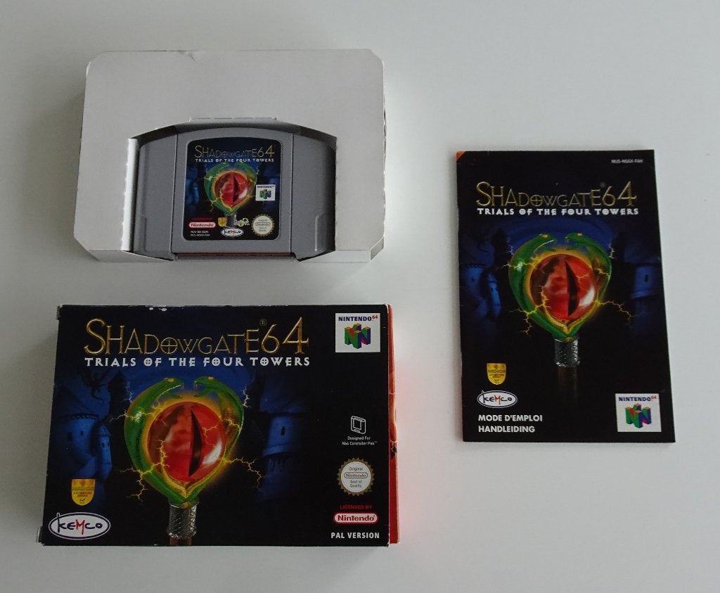 Shadowgate 64: Trials of the Four Towers voor Nintendo 64, Spelcomputers en Games, Games | Nintendo 64, 1 speler, Zo goed als nieuw