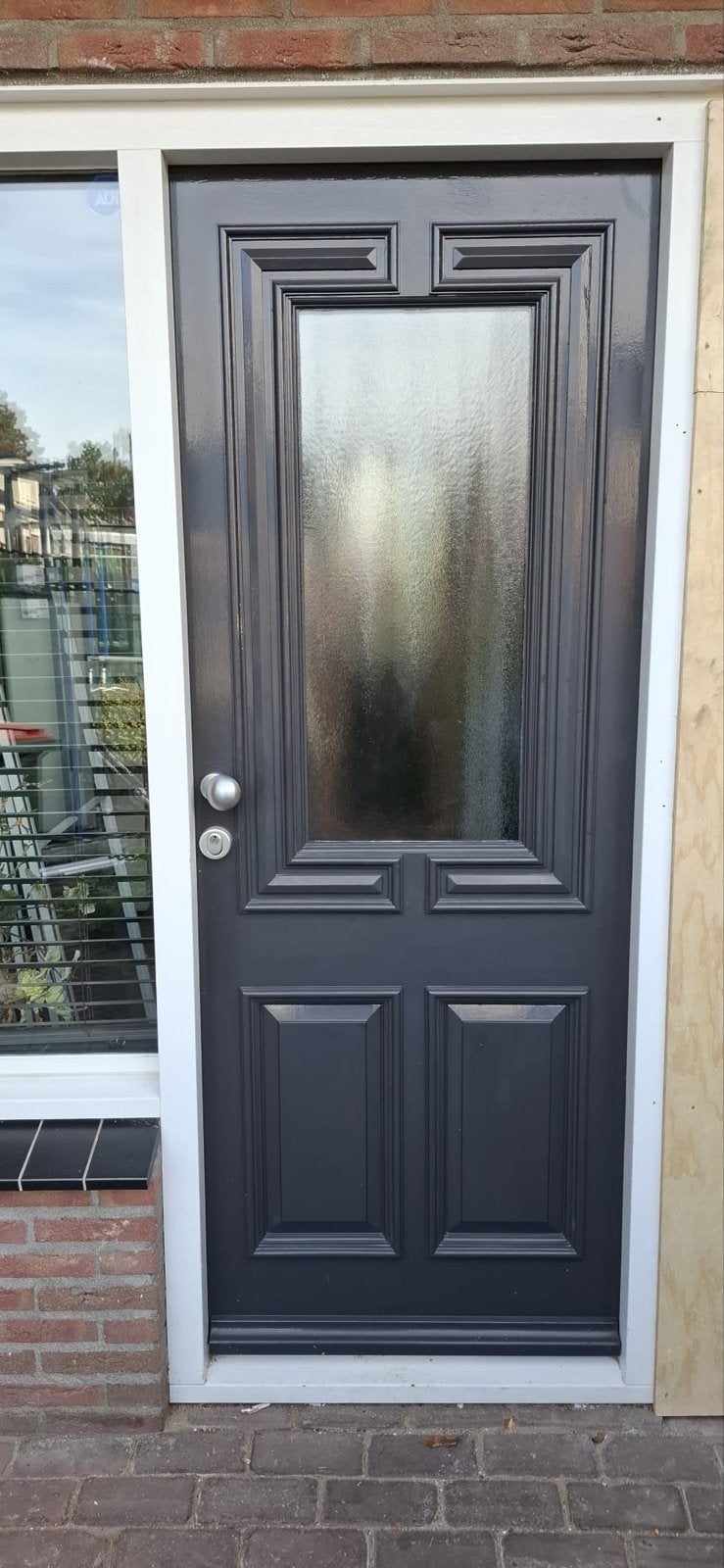 Northgo Merbau voordeur model 5426 - 817x2110mm HR++ glas, Ophalen, 80 tot 100 cm, 215 cm of meer, Nieuw