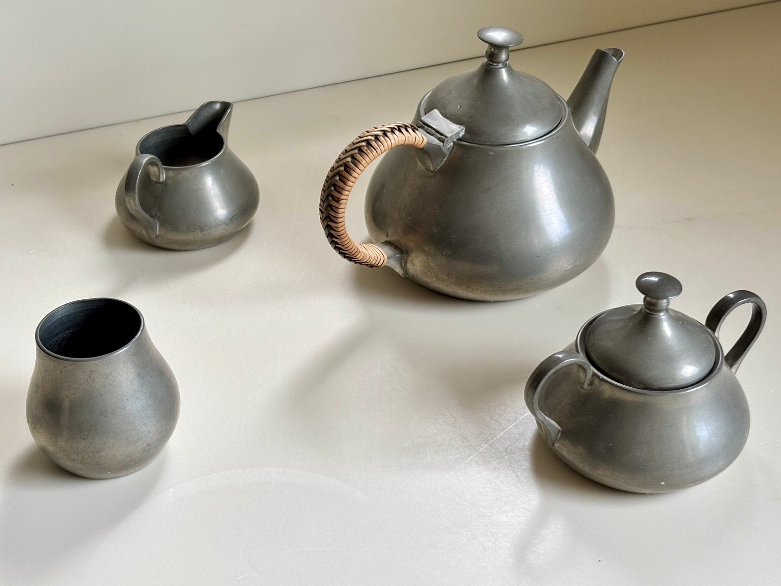 Mooi antiek Gero 4-delig servies, Ophalen of Verzenden