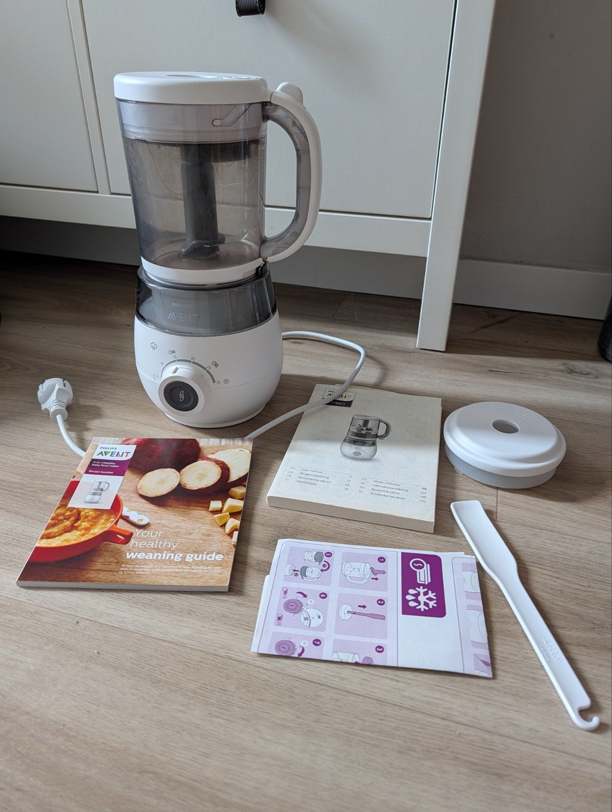 Philips Avent 2-in-1 Babyvoeding Blender/Stomer, Ophalen, Zo goed als nieuw