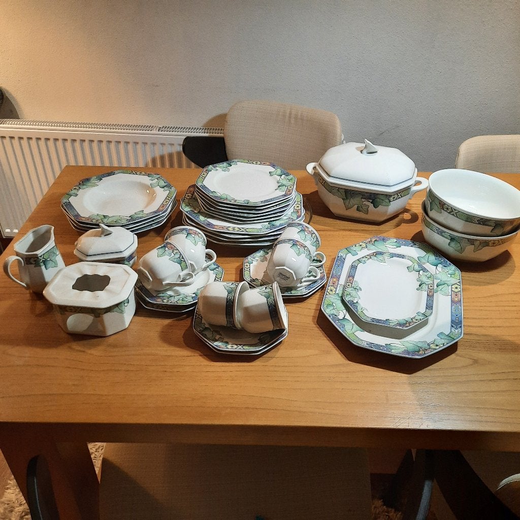 org 6 delig ontbijt en eetservies Pasedena Villeroy & Boch, Ophalen, Villeroy & Boch, Zo goed als nieuw, Overige stijlen