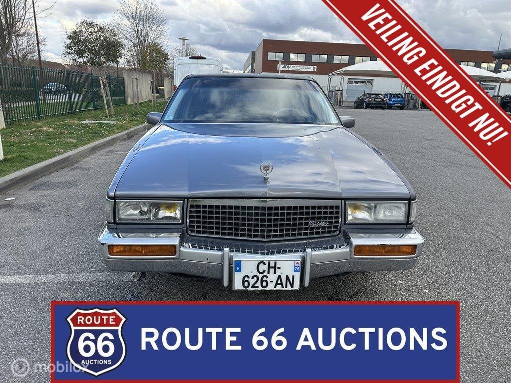 Cadillac DeVille | 1991 | Route 66 Auctions, Auto's, Cadillac, Overige carrosserieën, Zwart, Bedrijf