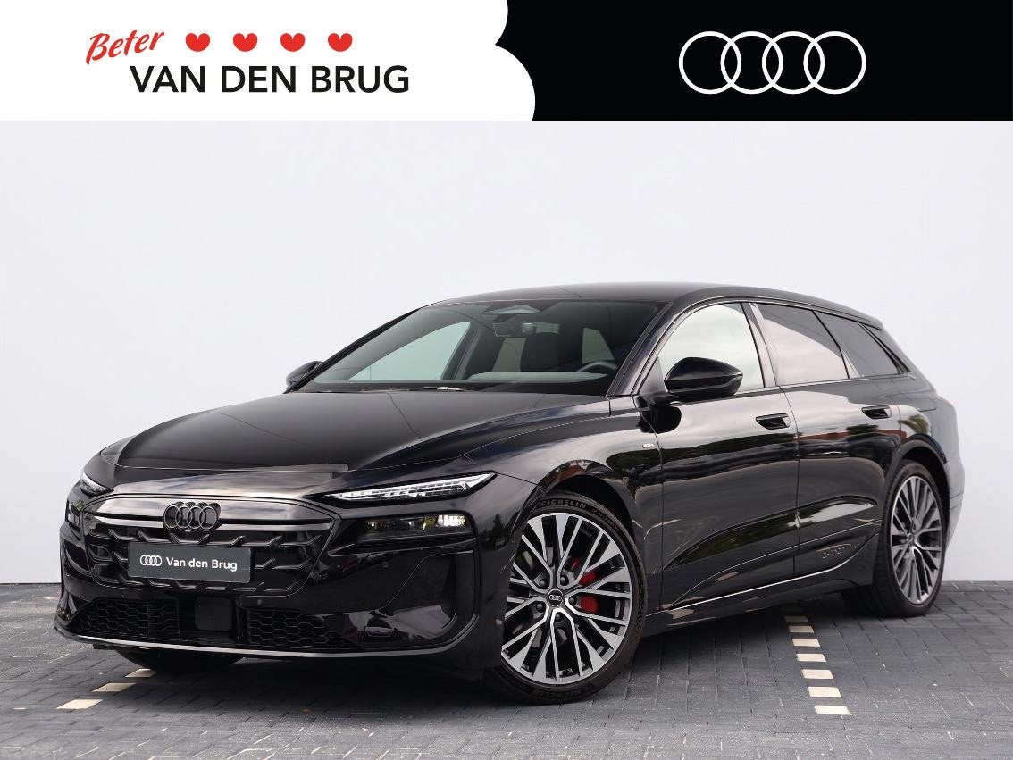 Audi A6 Avant e-tron S edition 83 kWh | 21" lichtmetalen vel, Auto's, Audi, Automaat, Achterwielaandrijving, Gebruikt, Zwart