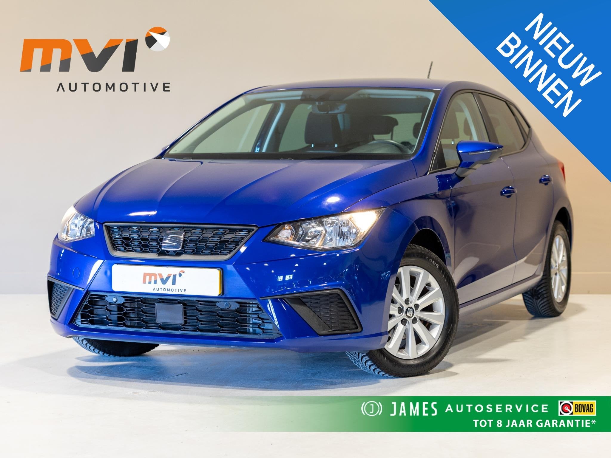 SEAT Ibiza 1.0 TSI Style Business Intense / 95pk / Achteruit, Voorwielaandrijving, Stof, 95 pk, Met garantie (alle)