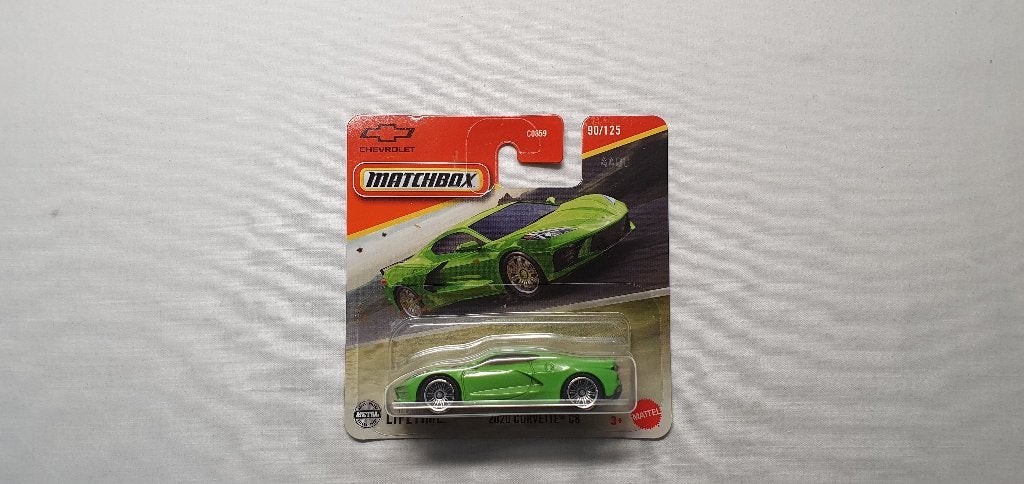 Matchbox 2020 Corvette C8 groen, Ophalen of Verzenden, Nieuw, Auto