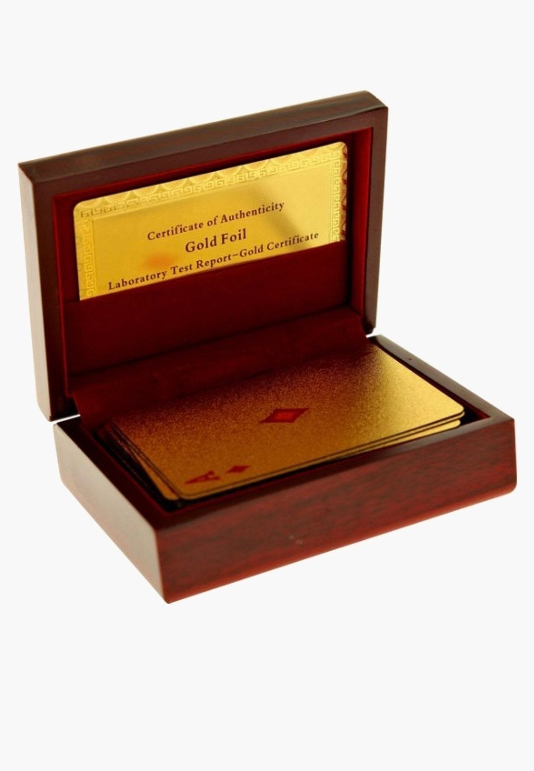 Gouden Speekaarten met Luxe Bewaardoos, Ophalen of Verzenden, Nieuw