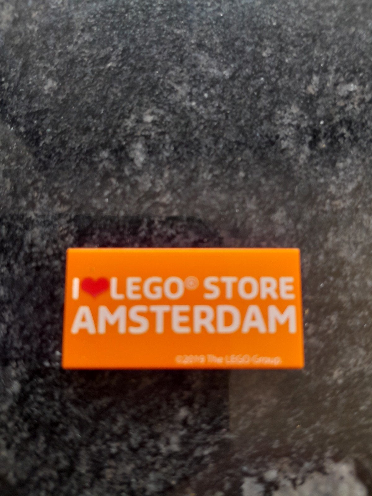 LEGO Store Amsterdam steen - Oranje verzamelitem, Ophalen of Verzenden, Zo goed als nieuw