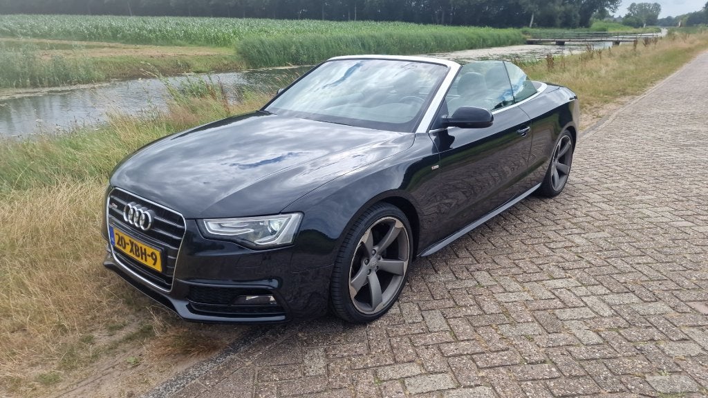 Audi A5 1.8 Tfsi 125KW Cabriolet 2012 S line, Euro 5, Zwart, 4 cilinders, Cabriolet