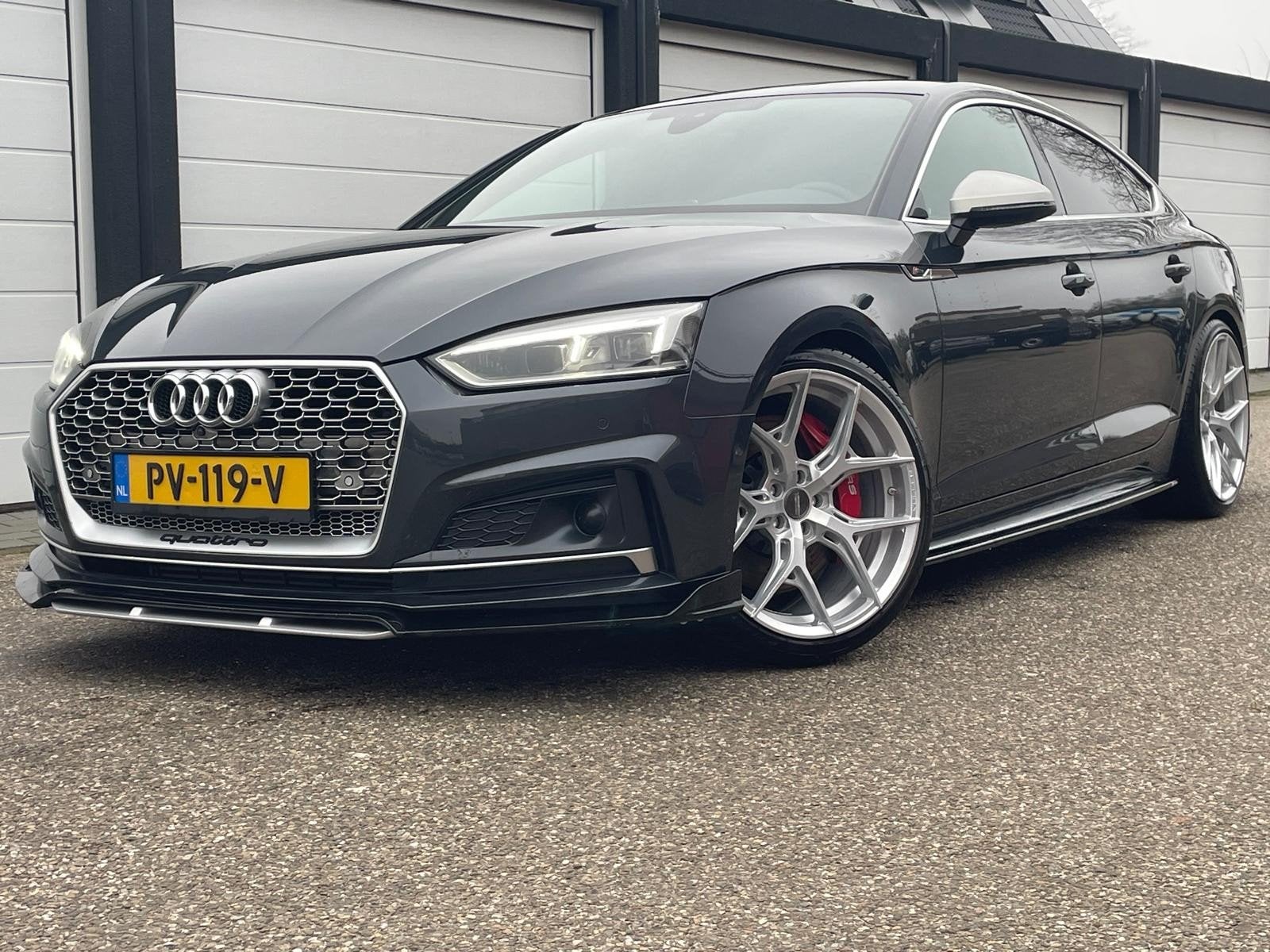 Audi A5  S-Line  2.0 Tfsi  Vossen 20inch,  Maxton Design, Auto's, Dealer onderhouden, 1984 cc, Leder en Stof, Origineel Nederlands