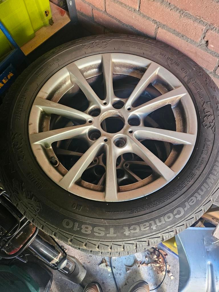 4 winterbanden met velg BMW 3 serie f30 f31, Ophalen