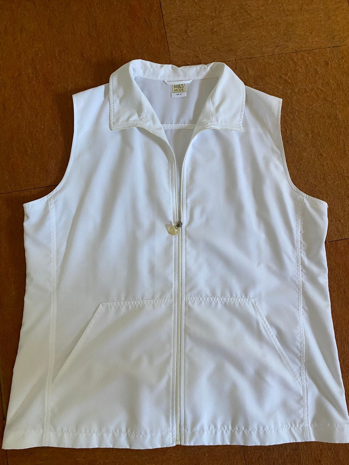 Dames body warmer, Ophalen of Verzenden, Zo goed als nieuw, Maat 46/48 (XL) of groter, Wit