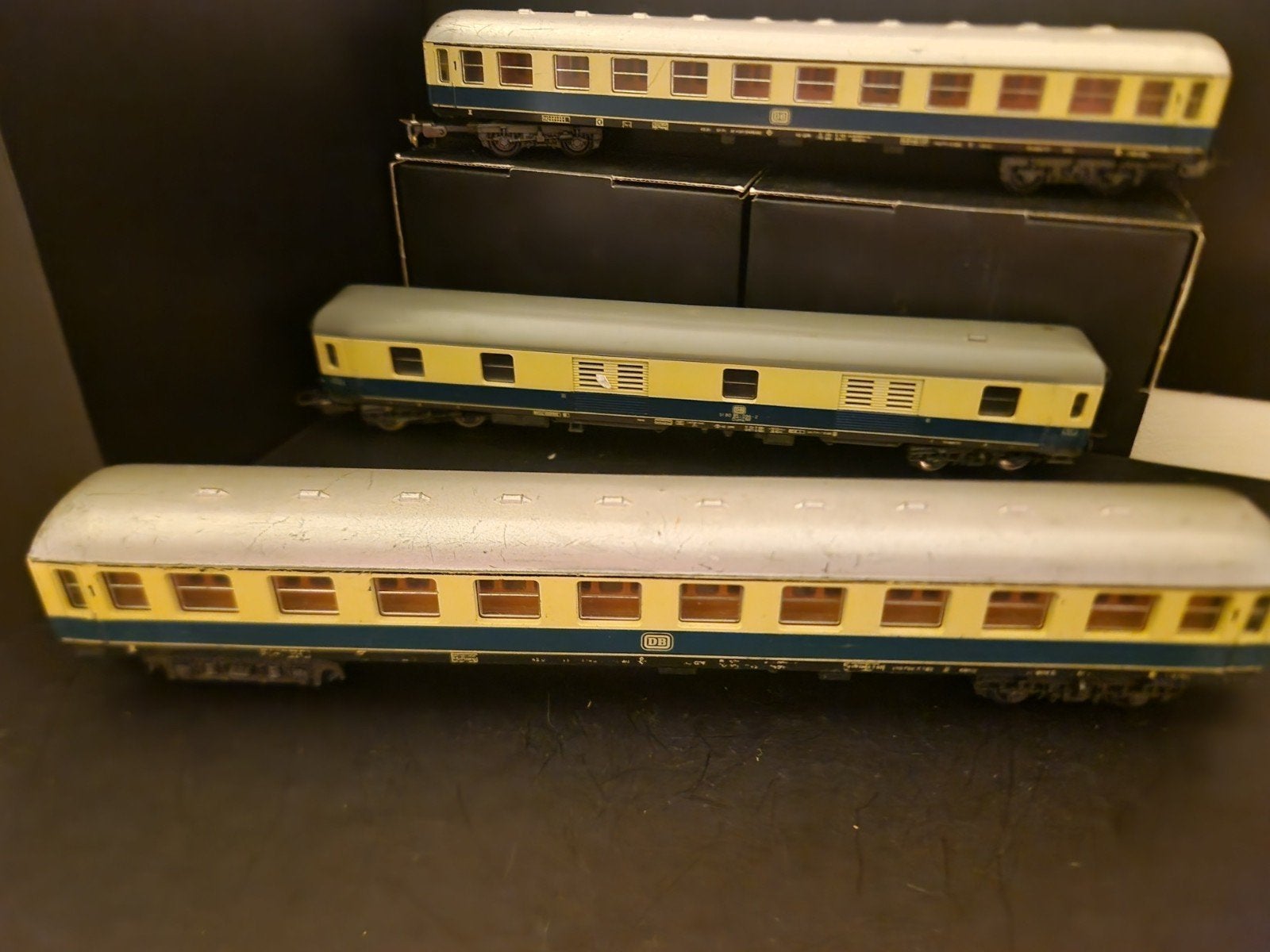 Lima DB rijtuigen set - 3 stuks, Gebruikt, Gelijkstroom, Wagon, Ophalen of Verzenden
