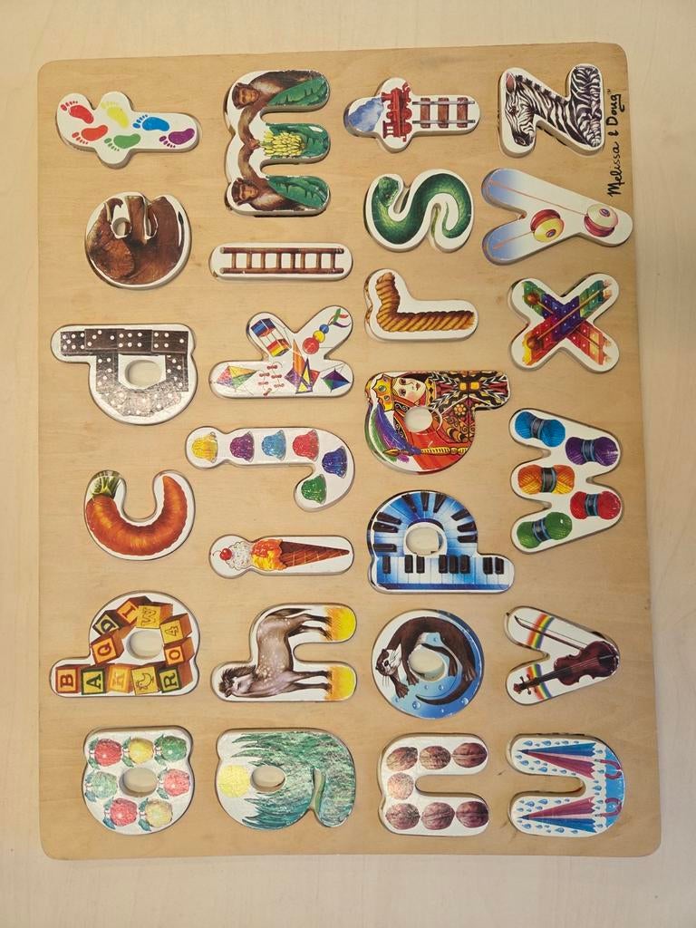 Abc puzzel, Ophalen, Gebruikt