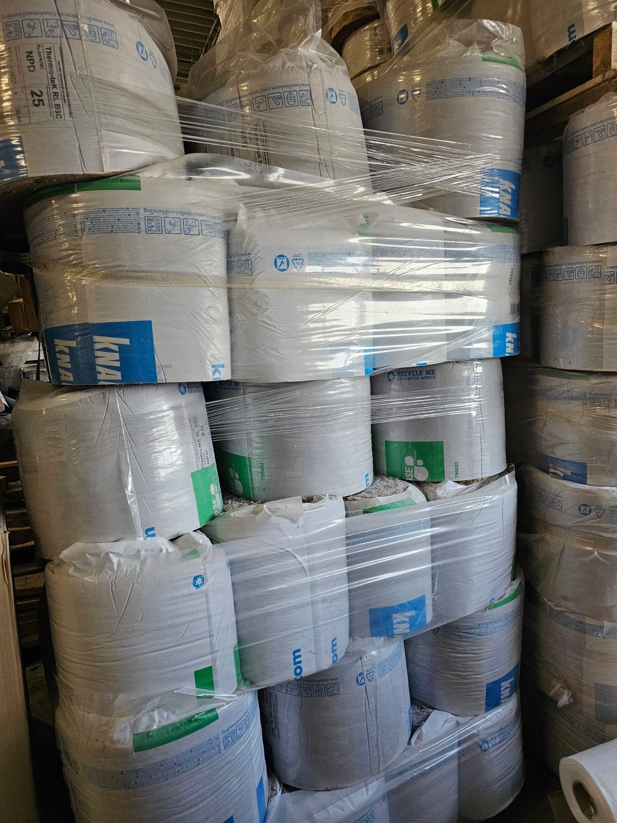 Knauf isolatie rolletjes - 25/30cm breed, 25 mm dik, Doe-het-zelf en Verbouw, Vloerisolatie, Nieuw, 5 tot 10 m², Glaswol