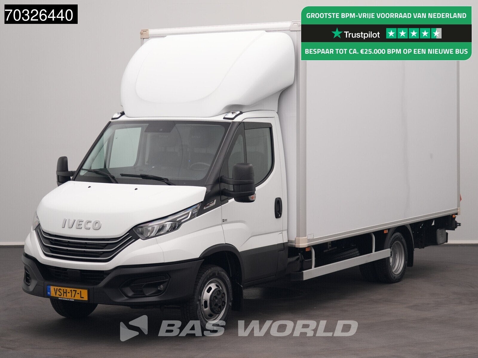 Iveco Daily 40C16 XL 1000KG Laadklep Automaat Zijdeur Dubbel, Automaat, Stof, Gebruikt, 4 cilinders