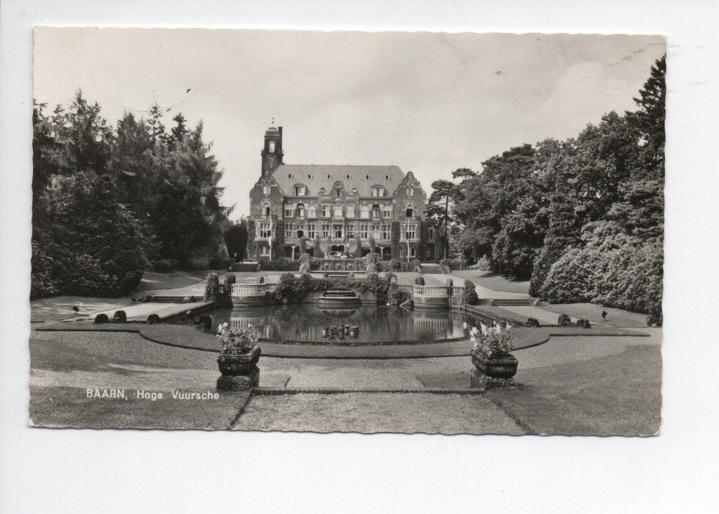 Baarn. Ansichtkaart Kasteel Drakensteyn, Lage Vuursche, Verzamelen, Ophalen of Verzenden, 1960 tot 1980, Gelopen, Utrecht