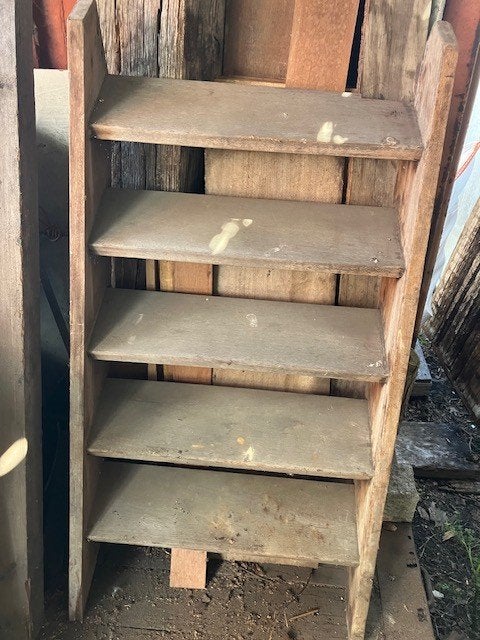 Eiken trap 125 75 cm, Ophalen, 25 tot 50 mm, Eiken, Nieuw