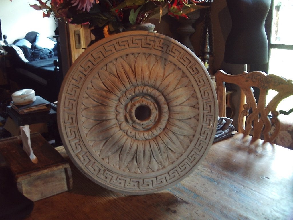 Gipsen Rozet/Plafond ornament - 45 cm breed, Ophalen