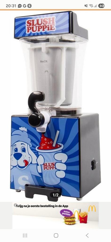 Slush Puppie machine, Witgoed en Apparatuur, Ophalen of Verzenden