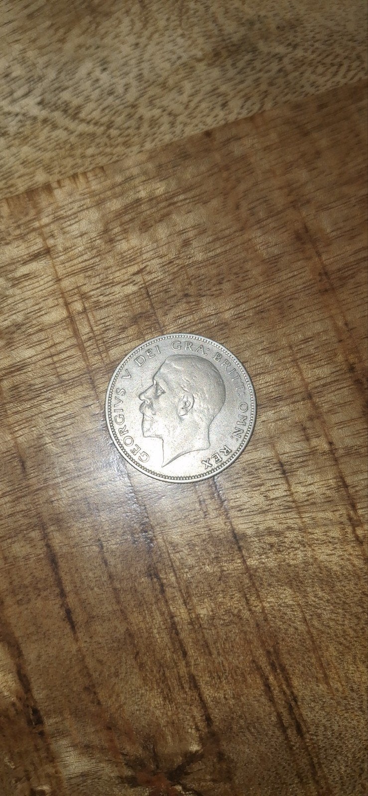 Zilveren Britse Half Crown 1936 - George V, Postzegels en Munten, Ophalen, Overige landen, Zilver