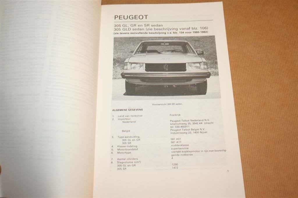 Vraagbaak voor uw Peugeot 305 1978-1982 - P. Olyslager, Ophalen of Verzenden