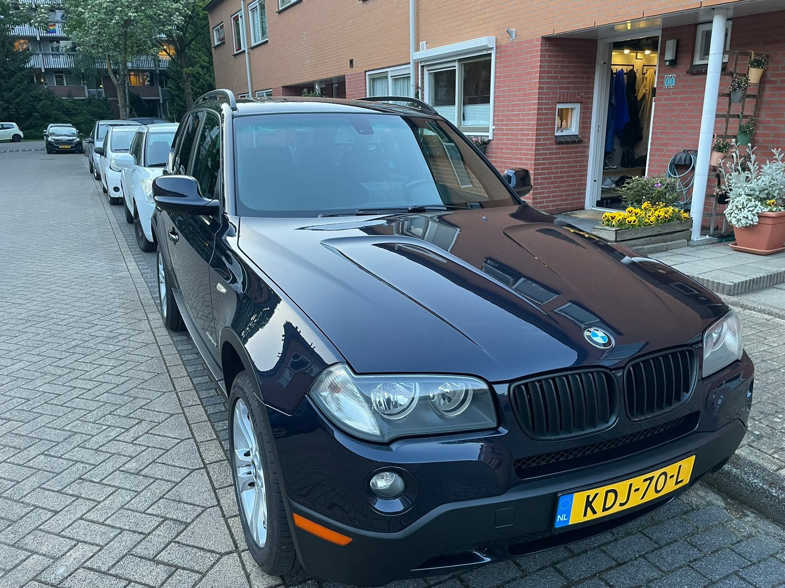 BMW X3 3.0si xDrive APK 29-2-2028, Auto's, Automaat, Zwart, Blauw, Leder
