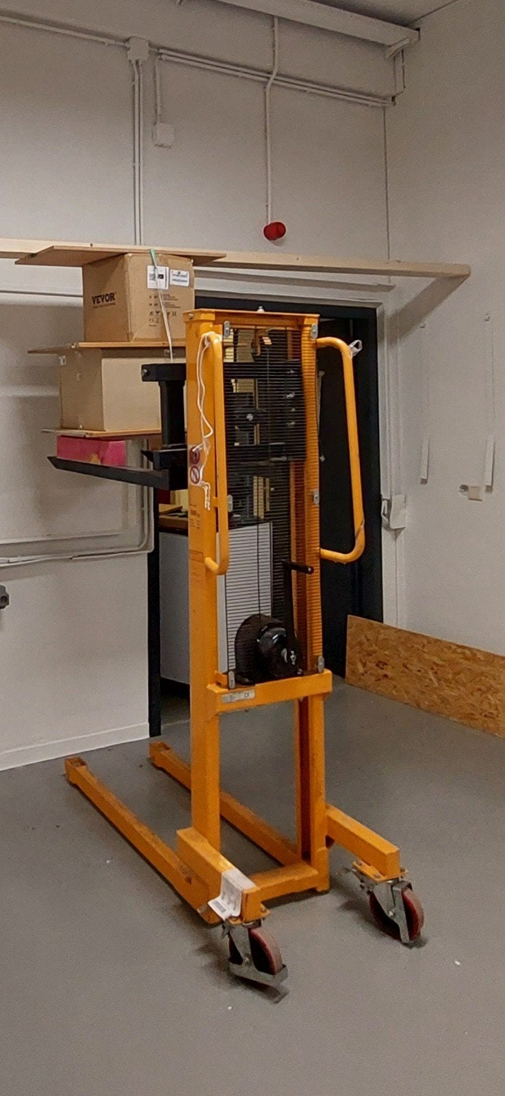 high palletwagen stapelaar, Ophalen of Verzenden, Zo goed als nieuw