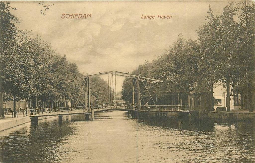 388-508-021 Schiedam Lange Haven, Verzenden, Voor 1920, Zuid-Holland